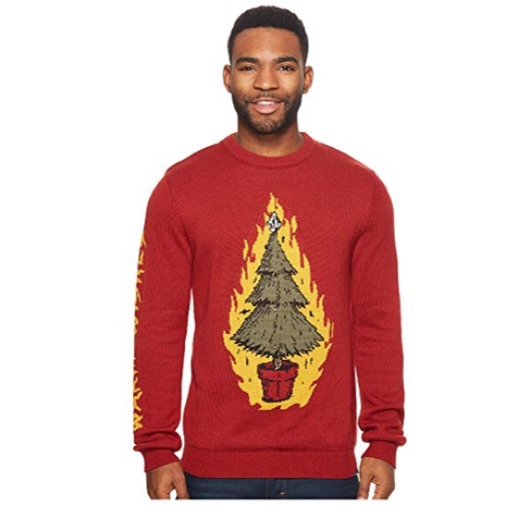 Volcom Warm Wishes Sweater Mens Medium 